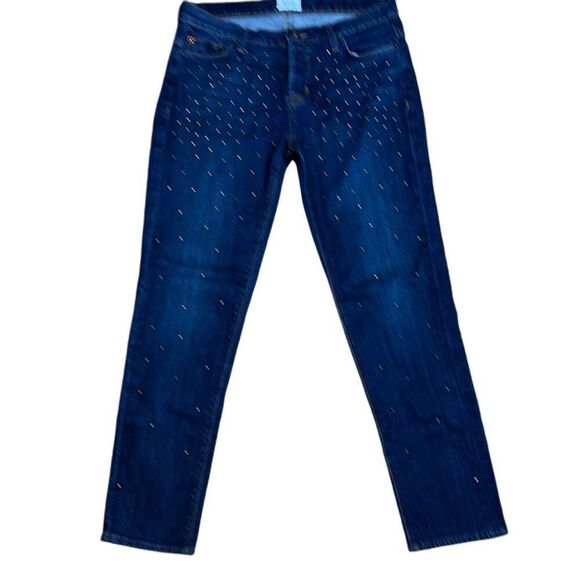 Hudson Jeans Studs Dark Wash 25 - Picture 1 of 10